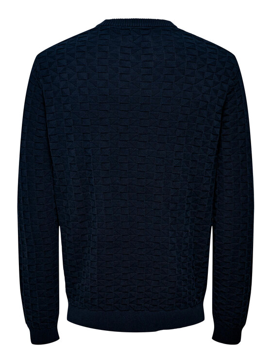 Only & Sons Only & Sons Πουλόβερ 22026559 Σκούρο μπλε Regular Fit