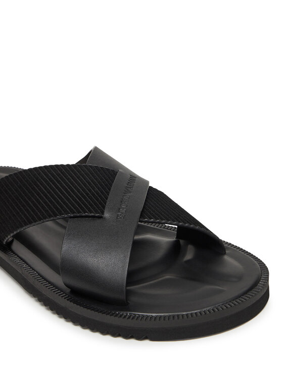 Emporio Armani Emporio Armani Klapki X4P124 XR340 K001 Czarny