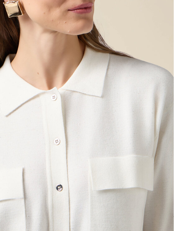 Oltre Oltre Maglione M522J005294N011 Bianco Regular Fit