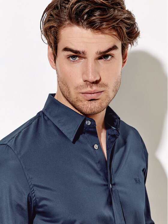 Rage Age Rage Age Camicia BlackJack Blu scuro Slim Fit