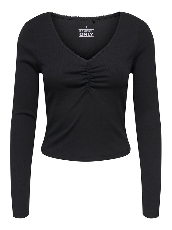 ONLY ONLY Bluză Betty 15365756 Negru Standard Fit