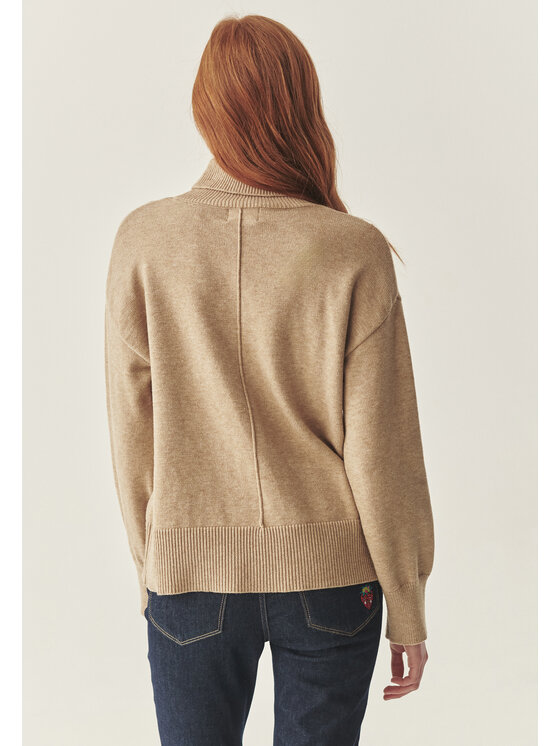 TATUUM Tatuum Sweter AKEMI Beżowy Oversize