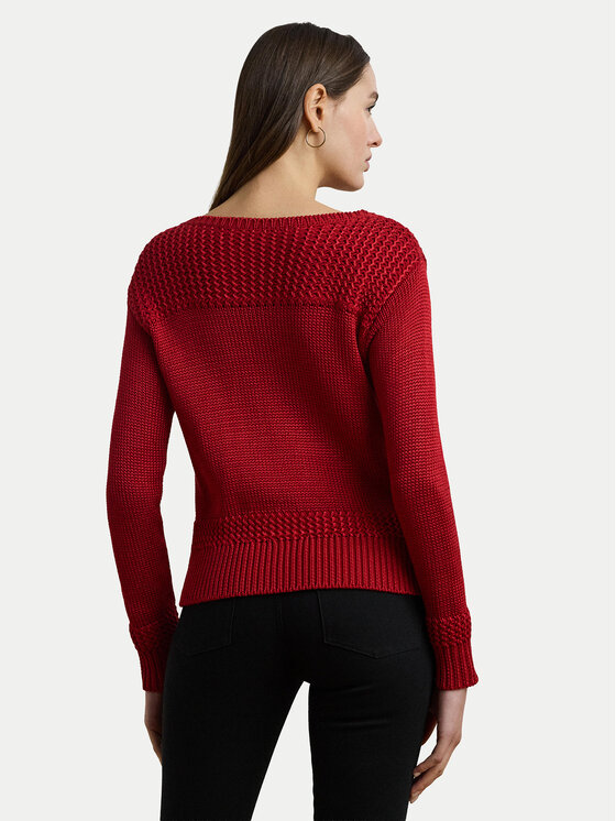 LAUREN RALPH LAUREN LAUREN RALPH LAUREN Pulover 200909317006 Rdeča Relaxed Fit