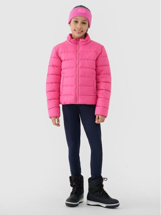 4F 4F Giubbotto piumino 4FJWSS25TDJAF515-54S Rosa Regular Fit