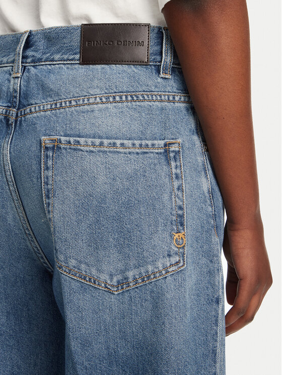 PINKO PINKO Jeans hlače Lovely 104600 Modra Loose Fit