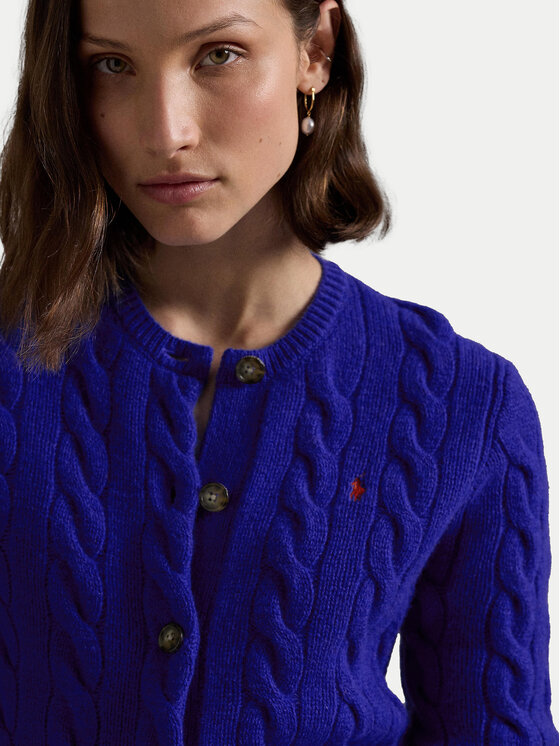 Polo Ralph Lauren Polo Ralph Lauren Kardigan 211910443018 Niebieski Regular Fit