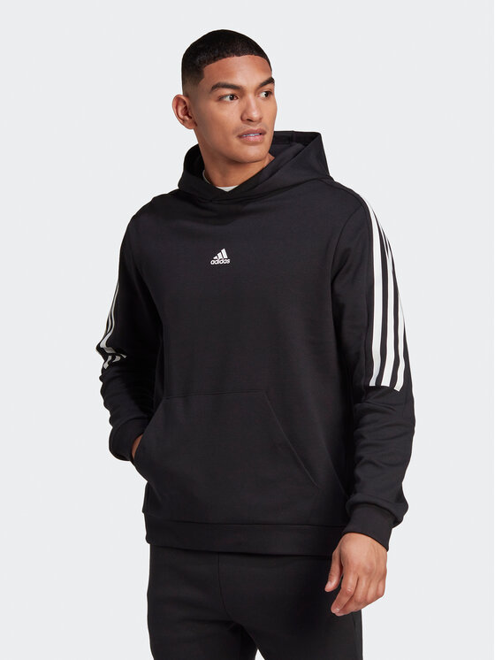 adidas adidas Bluză Future Icons 3-Stripes HK4572 Negru Regular Fit