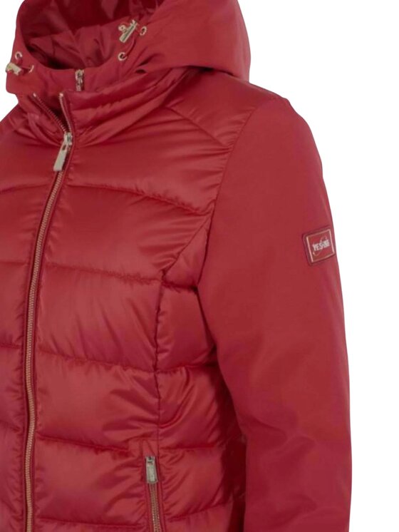 Yes Zee Yes Zee Giubbotto piumino Giubbino donna Rosso Regular Fit