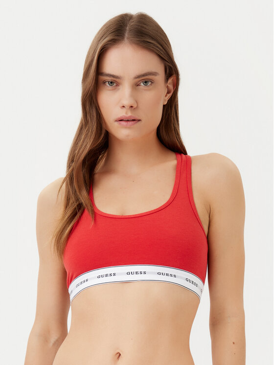 Guess Reggiseno top O97C01 KBBU1 Rosso, taglia : M