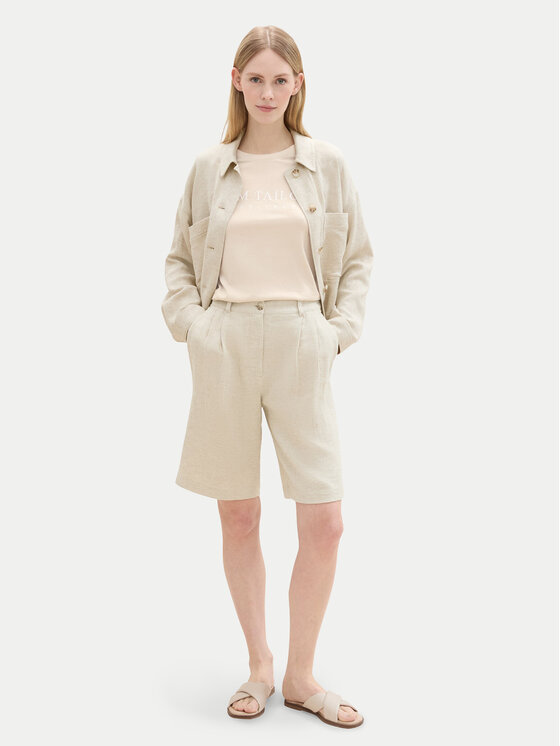 Tom Tailor Tom Tailor Футболка 1043695 Бежевий Regular Fit