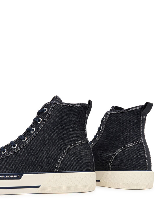 KARL LAGERFELD KARL LAGERFELD Trampki KL50455D Granatowy