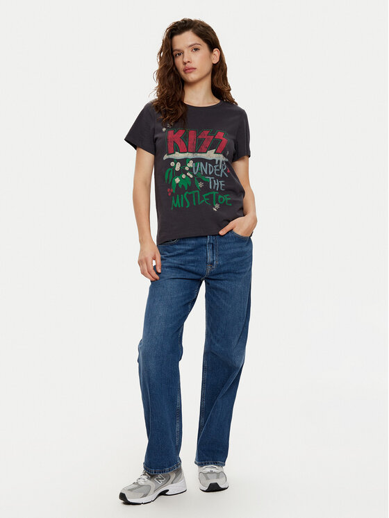 Noisy May Noisy May T-Shirt Nate 27031641 Šedá Oversize