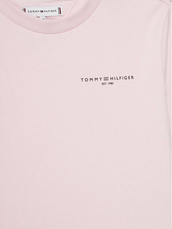 Tommy Hilfiger Tommy Hilfiger T-Shirt KS0KS00594 Różowy Regular Fit