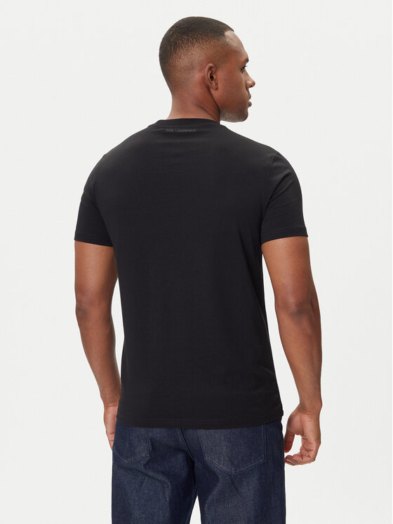 KARL LAGERFELD KARL LAGERFELD T-shirt 755072 554255 Crna Regular Fit