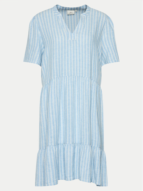 ONLY Carmakoma ONLY Carmakoma Vestito estivo Cartiri 15311976 Celeste Regular Fit