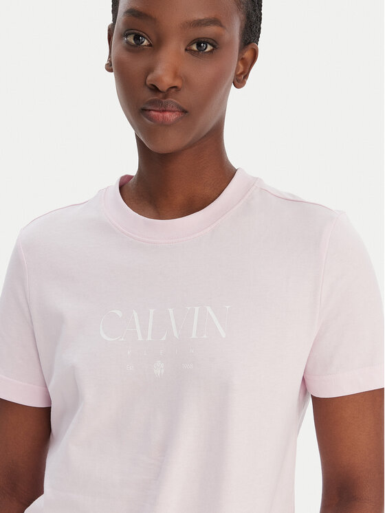 Calvin Klein Jeans Calvin Klein Jeans Тишърт Cktail Concept LV047E813G Розов Regular Fit