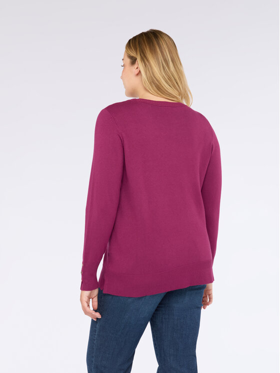 Fiorella Rubino Fiorella Rubino Cardigan M632L008006N036 Bordeaux Regular Fit