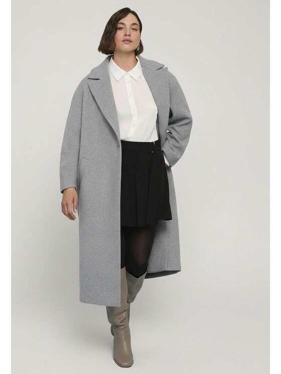 Fiorella Rubino Fiorella Rubino Cappotto 0038T000345N013 Grigio Slim Fit