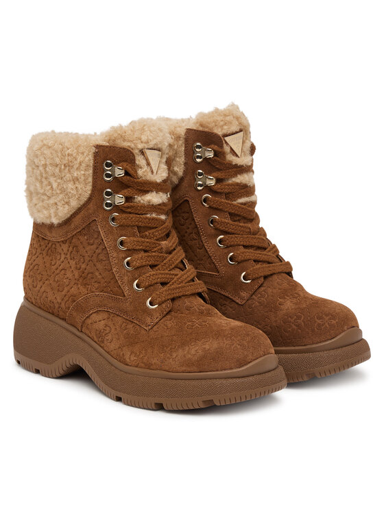 Guess Guess Черевики FLFVIK SUE10 Коричневий