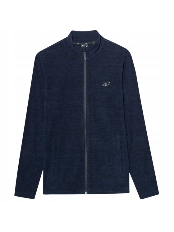4F 4F Bluza TFLEM052 Niebieski Comfortable Fit