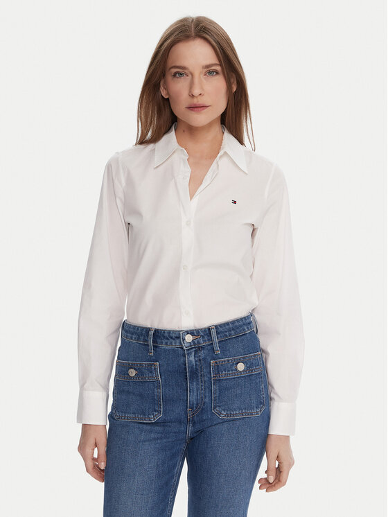 Tommy Hilfiger Ing WW0WW47169 Fehér Regular Fit