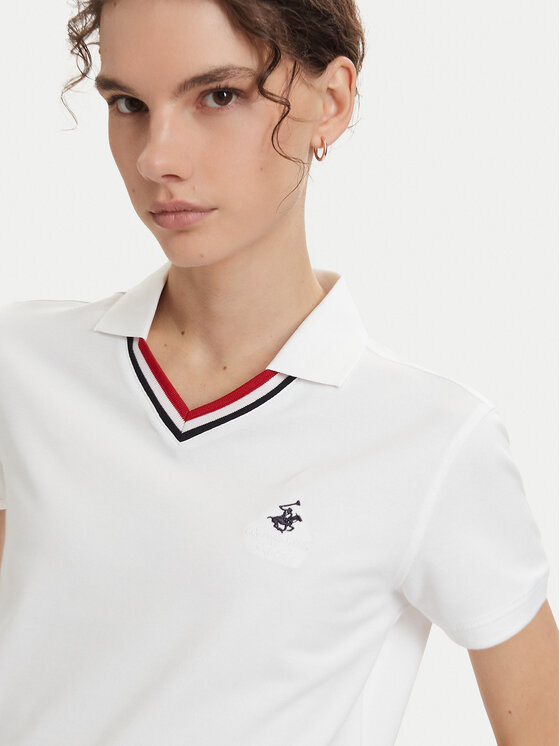 Beverly Hills Polo Club Beverly Hills Polo Club Polo P-SS26W-P2217 Balts Regular Fit