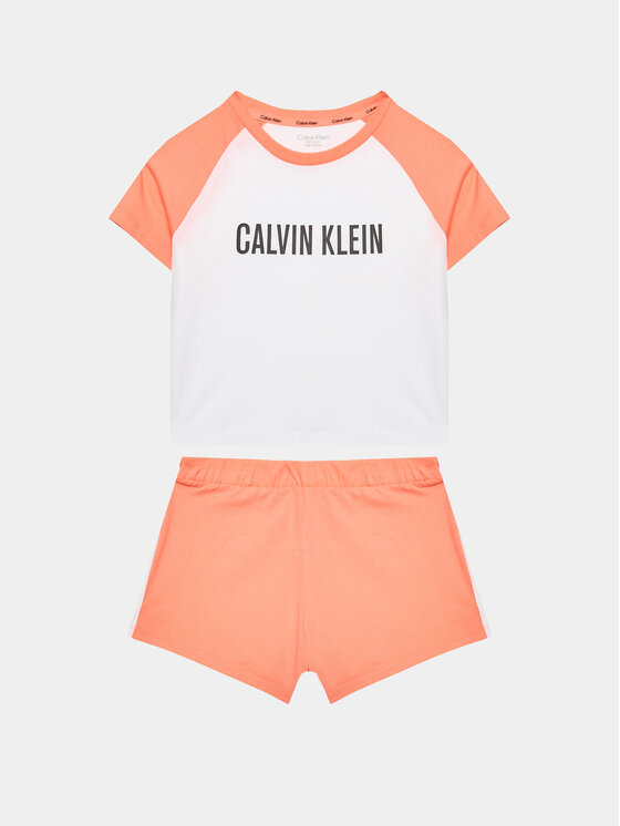 Calvin Klein Underwear Pigiama G80G800618 Corallo Regular Fit, taglia : 12_14Y