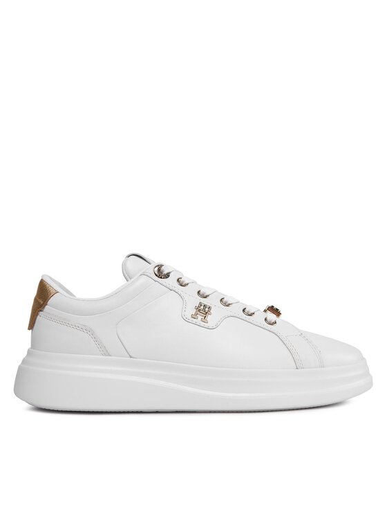 Tommy Hilfiger Tommy Hilfiger Сникърси Pointy Court Sneaker Hardware FW0FW07780 Бял