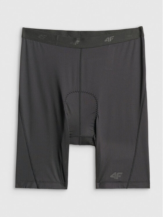 4F 4F Legginsy ALTERNATIVE PATH Czarny Slim Fit