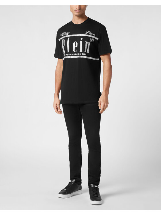 PHILIPP PLEIN PHILIPP PLEIN T-Shirt 22255 Czarny Regular Fit
