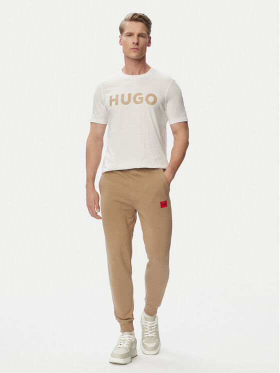 HUGO HUGO T-Shirt Dulivio 50467556 Weiß Regular Fit