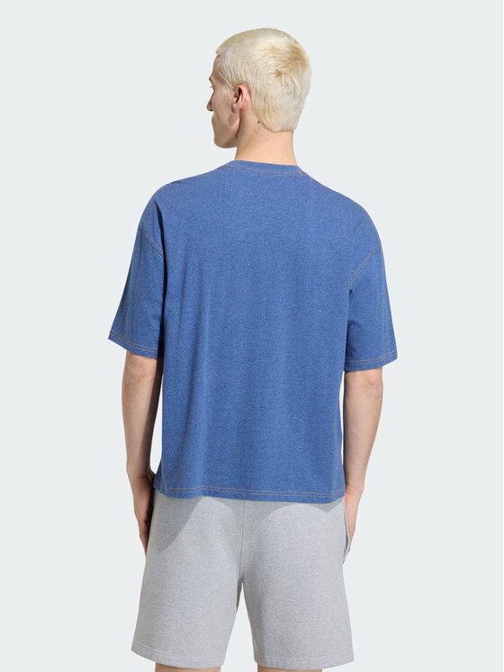 adidas adidas T-Shirt 165104 Niebieski jasny Loose Fit