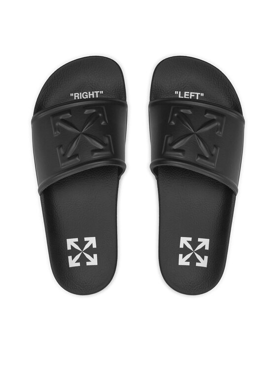 Off-White Off-White Klapki OWIC006S22MAT0011000 Czarny