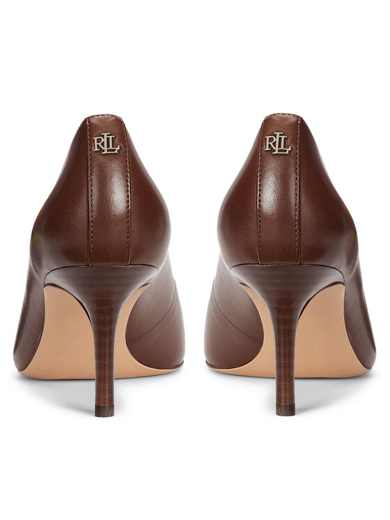 LAUREN RALPH LAUREN Lauren Ralph Lauren Čevlji z visoko peto 802942577001 Rjava