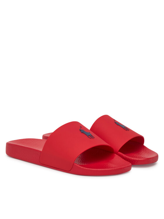 Polo Ralph Lauren Polo Ralph Lauren Ciabatte Signature Pony 809961001003 Rosso
