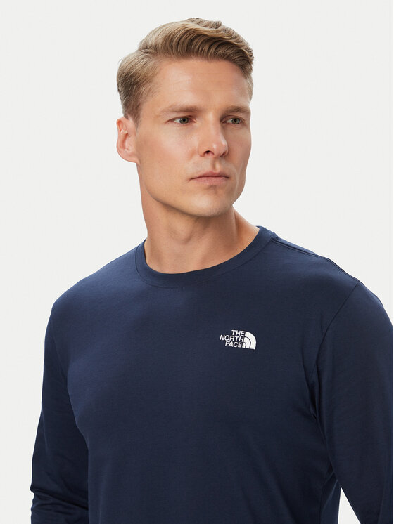 The North Face The North Face Longsleeve Evolution Simple Dome NF0A8EU3 Dunkelblau Regular Fit