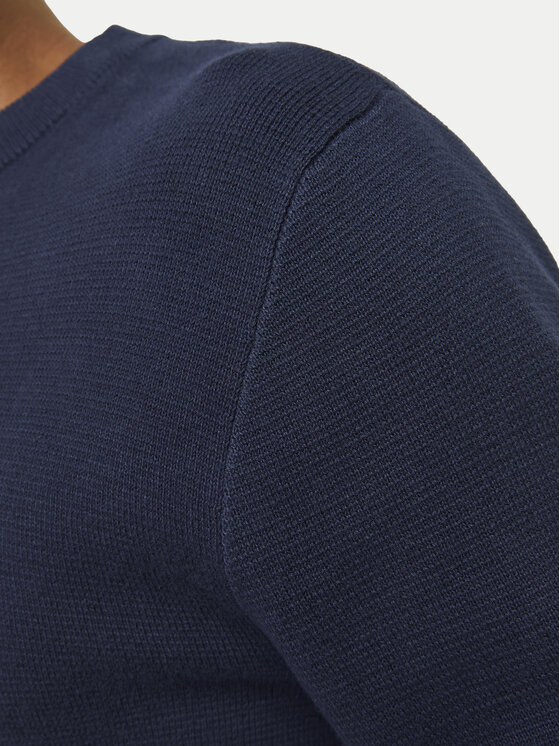 Jack&Jones Jack&Jones Džemper Merino 12216817 Tamnoplava Regular Fit
