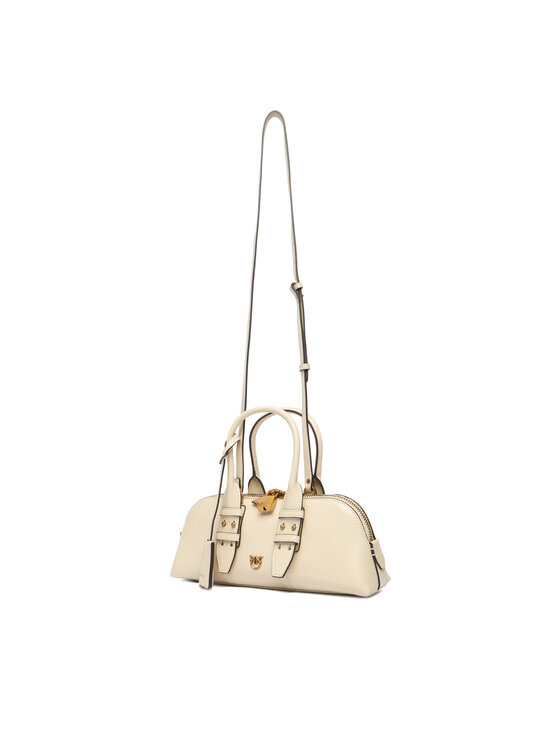 PINKO PINKO Geantă Bowling Bag Baguette AI 25-26 105334 A2VW Écru