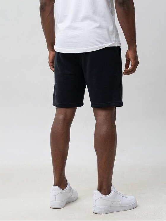 Jigga Wear Jigga Wear Szorty materiałowe Krótkie spodenki dresowe 131099 Czarny Regular Fit