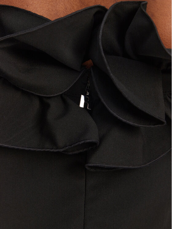 ROTATE ROTATE Koktélruha 113810100 Fekete Slim Fit