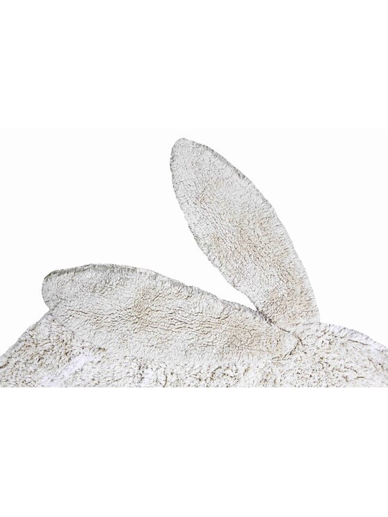 Lorena Canals Lorena Canals Dywan dziecięcy Dywan bawełniany Króliczek Animal Rugs Szary
