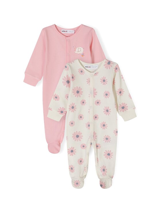 minoti minoti Komplet pajacy 24babypack20 Różowy