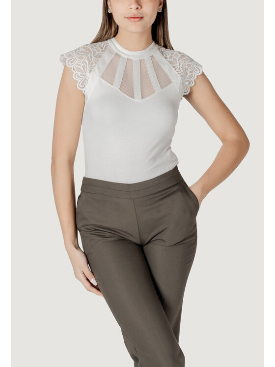 Morgan De Toi Morgan De Toi T-shirt 222-DEMANE Bianco Shirt Fit