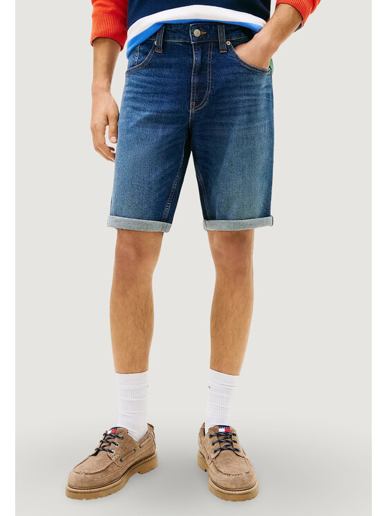 Tommy Jeans Tommy Jeans Džinsa bikses Ronnie DM0DM22980 Tumši zils Slim Fit