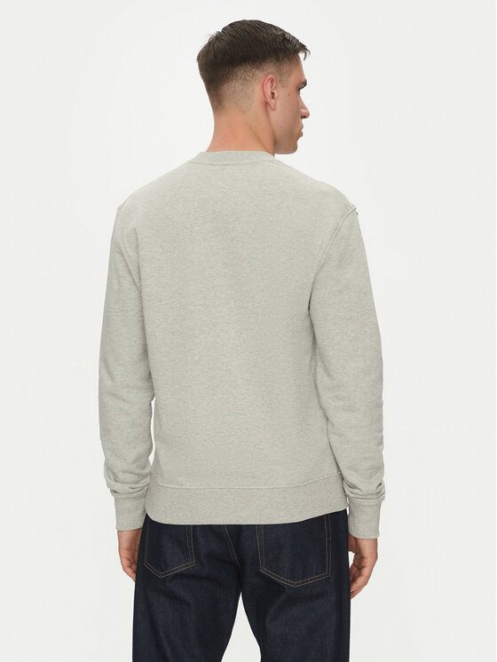 AMI PARIS AMI PARIS Bluză BFUSW035.730 Gri Regular Fit