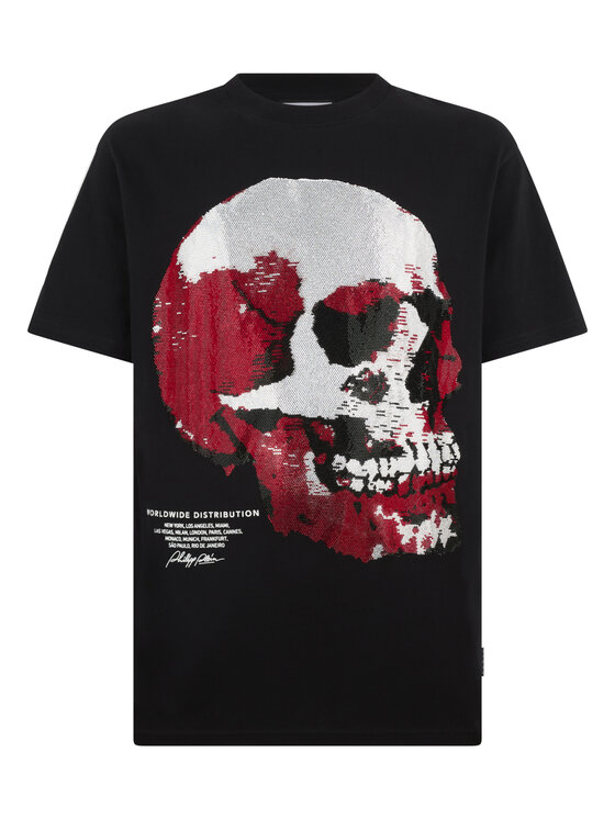 PHILIPP PLEIN PHILIPP PLEIN T-Shirt 28970 Czarny Regular Fit