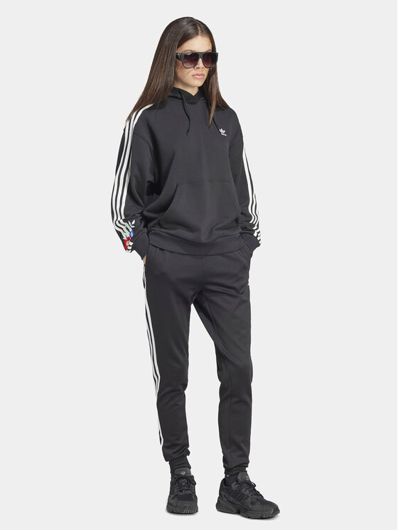 adidas adidas Bluza Graphics Floral IU2515 Czarny Loose Fit