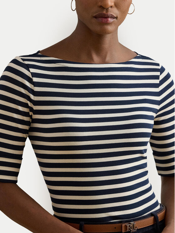 LAUREN RALPH LAUREN LAUREN RALPH LAUREN Блуза 200980041002 Бял Slim Fit