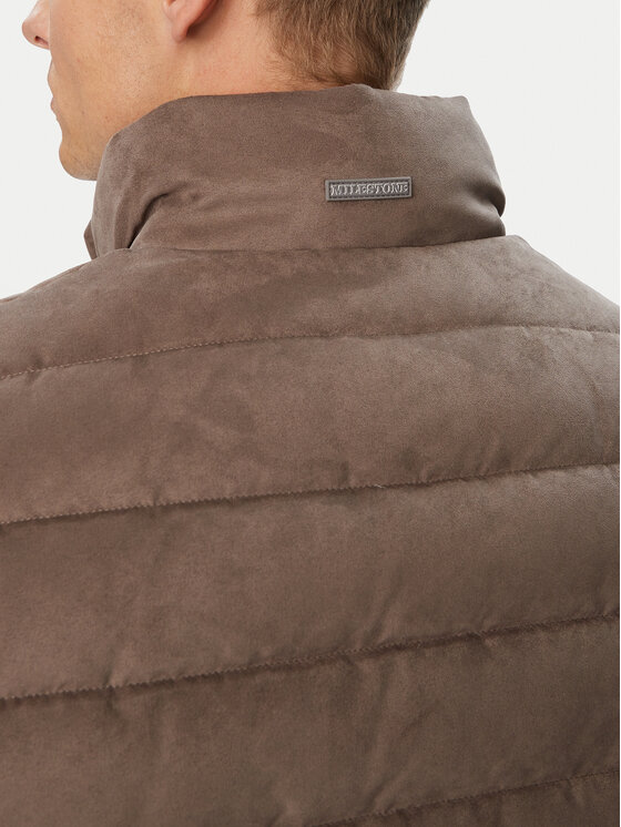 Milestone Milestone Bodywarmer MSDawson 630372 60915 Dunkelbeige Regular Fit
