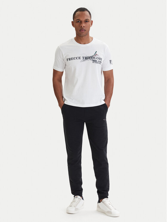 Aeronautica Militare Aeronautica Militare Tricou 261TS2541UJ00727 Alb Regular Fit